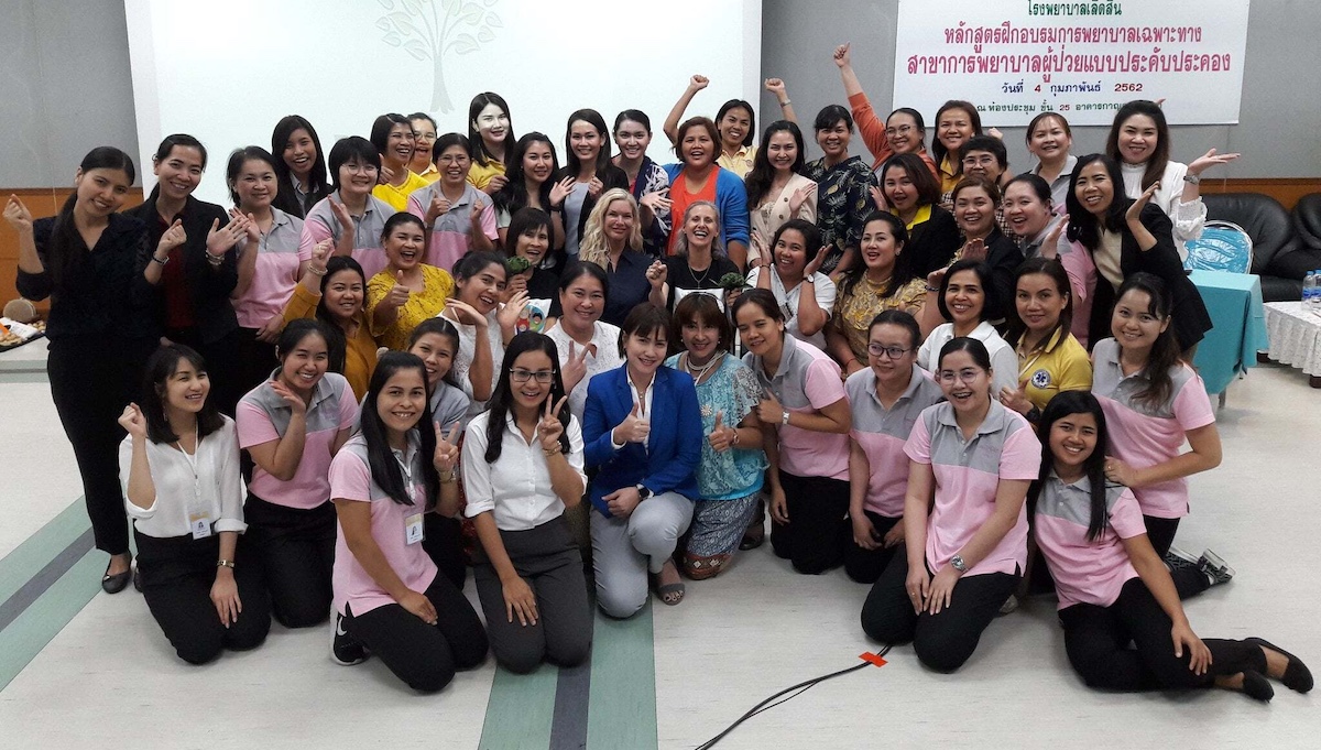 Suzanne O'Brien training in Thailand